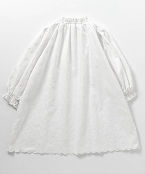 apres les cours(アプレレクール)の「tinybear フォーマル刺繍ワンピース(ワンピース・キッズ・オフホワイト・90/100/110/120)」の15枚目の写真