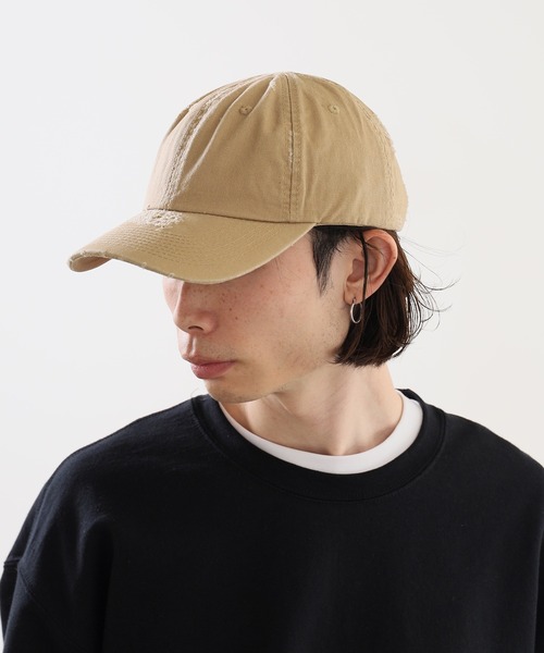 ROOPTOKYO(ループトウキョウ)の「綿100% ダメージキャップ ベースボール ヴィンテージ加工(キャップ・メンズ・ベージュ/ホワイト/ブラック・FREE)」の16枚目の写真