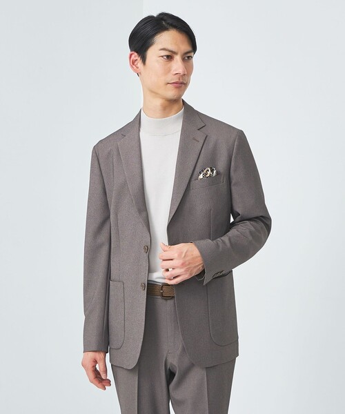 【タグ付き】グリーンレーベル✨MARZOTTO ウィンドペン2Bジャケット セール】A+ PEシャークスキン 2B スタンダード ジャケット
