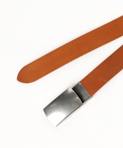 BEAMS（ビームス）の「レザー スクエアバックル ベルト（ベルト・メンズ・ブラウン・ONE SIZE）」の6枚目の写真