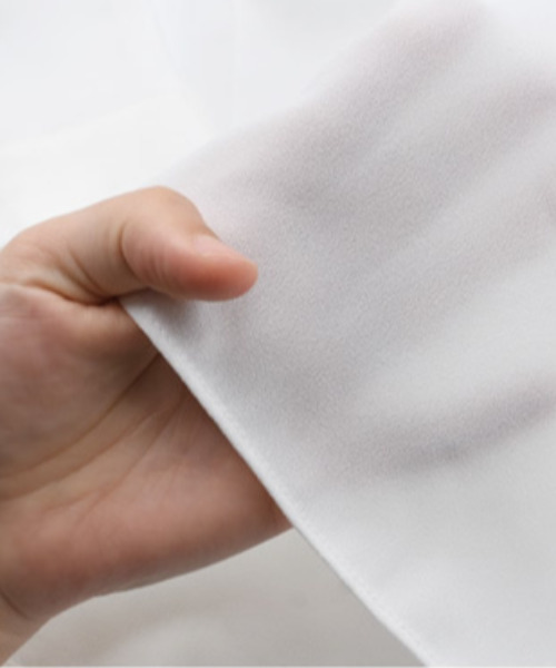 aquagarage（アクアガレージ）の「フリルスタンドカラーブラウス（シャツ/ブラウス・レディース・ピンク/ネイビー/ホワイト・M/L）」の7枚目の写真