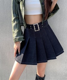 トップス シャツ/ブラウス デニムミニスカート デニムスカート