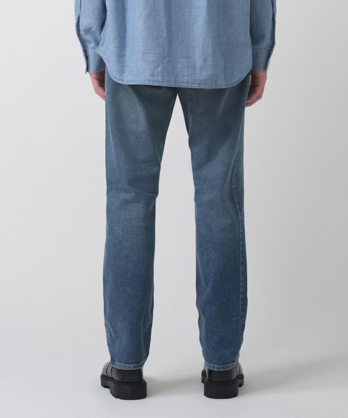 SIWEM シウム インティゴブルー カジュアルパンツ Ｍ SIWEM(シウム) ONLINE STORE / FLUFFY WOOL WIDE TAPERED PANTS
