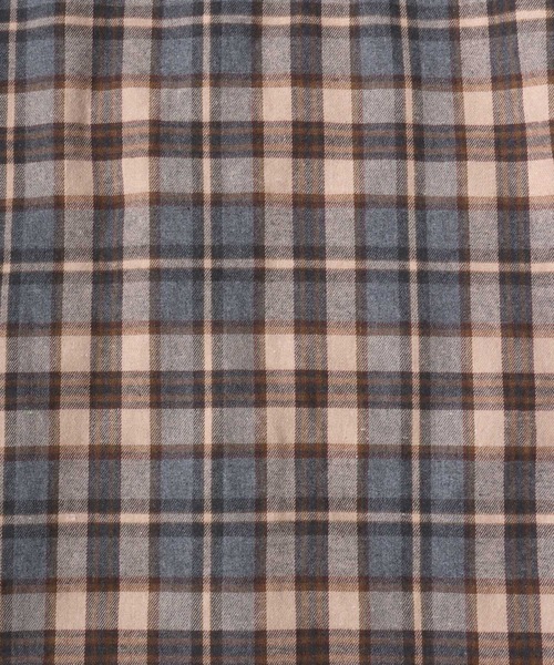 SITRY(シトリー)の「Check Shirt/チェックシャツ ネルチェックシャツ ネルシャツ(シャツ/ブラウス・メンズ・ベージュ/ブルー/ブラウン・L/M)」の12枚目の写真