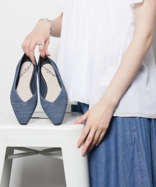 ESPERANZA(エスペランサ)の「Oito【通気性/洗える/速乾】軽量パンプス(パンプス・レディース・ブラック/ライトベージュ/サックスブルー/ピンク系その他/グレー/グリーン/イエロー/ブルー系その他・25.0cm/23.5cm/24.0cm/22.5cm/23.0cm/24.5cm)」の13枚目の写真