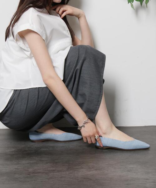 ESPERANZA(エスペランサ)の「Oito【通気性/洗える/速乾】軽量パンプス(パンプス・レディース・ブラック/ライトベージュ/サックスブルー/ピンク系その他/グレー/グリーン/イエロー/ブルー系その他・25.0cm/23.5cm/24.0cm/22.5cm/23.0cm/24.5cm)」の21枚目の写真