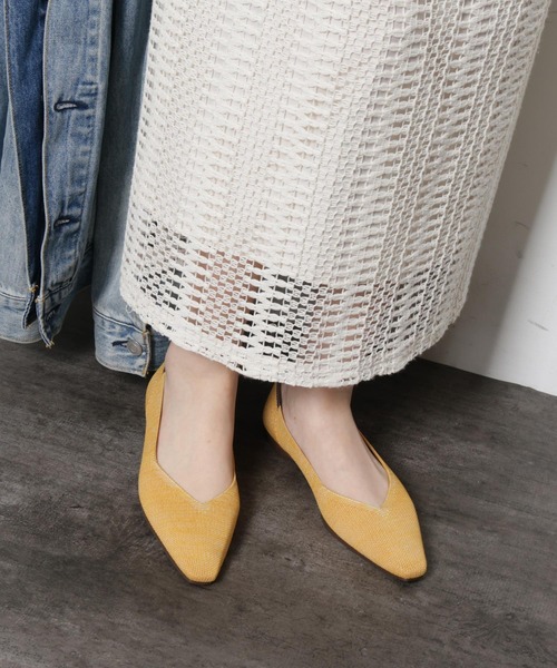 ESPERANZA（エスペランサ）の「Oito【通気性／洗える／速乾】軽量パンプス（パンプス・レディース・ブラック/ライトベージュ/サックスブルー/ピンク系その他/グレー/グリーン/イエロー/ブルー系その他・25.0cm/23.5cm/24.0cm/22.5cm/23.0cm/24.5cm）」の7枚目の写真