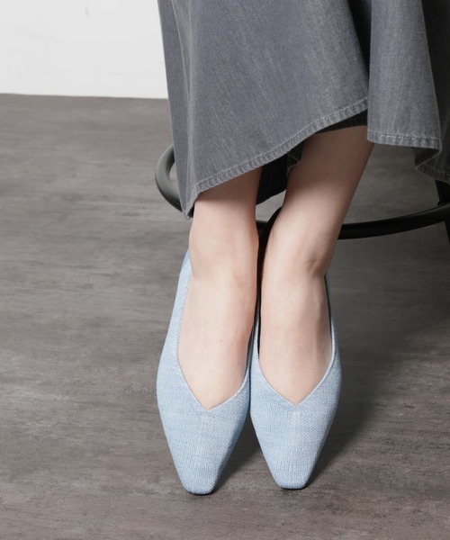 ESPERANZA（エスペランサ）の「Oito【通気性／洗える／速乾】軽量パンプス（パンプス・レディース・ブラック/ライトベージュ/サックスブルー/ピンク系その他/グレー/グリーン/イエロー/ブルー系その他・25.0cm/23.5cm/24.0cm/22.5cm/23.0cm/24.5cm）」の13枚目の写真