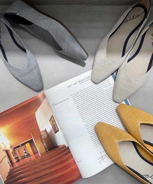 ESPERANZA（エスペランサ）の「Oito【通気性／洗える／速乾】軽量パンプス（パンプス・レディース・ブラック/ライトベージュ/サックスブルー/ピンク系その他/グレー/グリーン/イエロー/ブルー系その他・25.0cm/23.5cm/24.0cm/22.5cm/23.0cm/24.5cm）」の18枚目の写真