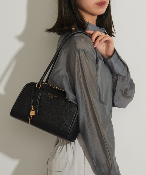 CHRISTIAN VILLA(クリスチャンヴィラ)の「【CHRISTIAN VILLA】ロングハンドル ボストンバッグ PEGGY 6228(ボストンバッグ・レディース・グレイッシュベージュ/ライトグレー/ブラック・FREE)」の19枚目の写真