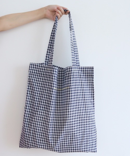 bulle de savon（ビュルデサボン）の「△ロゴトートバッグ（トートバッグ・レディース・グリーン/ピンク/レッド/ブルー/ネイビー/その他・FREE）」の3枚目の写真