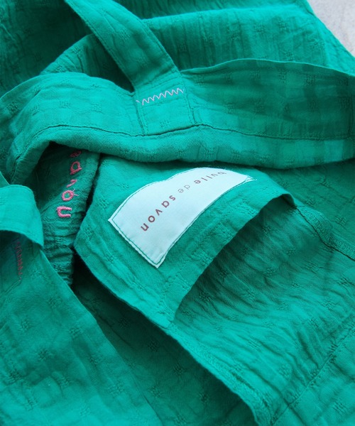 bulle de savon（ビュルデサボン）の「△ロゴトートバッグ（トートバッグ・レディース・グリーン/ピンク/レッド/ブルー/ネイビー/その他・FREE）」の11枚目の写真