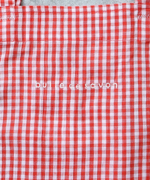 bulle de savon(ビュルデサボン)の「△ロゴトートバッグ(トートバッグ・レディース・グリーン/ピンク/レッド/ブルー/ネイビー/その他・FREE)」の22枚目の写真