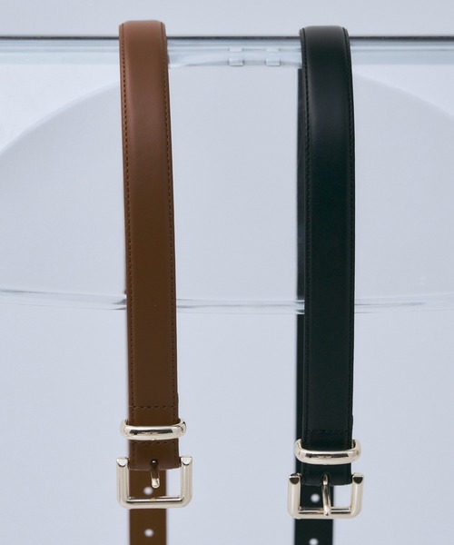 EIMY ISTOIRE（エイミーイストワール）の「バックルベルト（ベルト・レディース・ブラック/キャメル・F）」の4枚目の写真