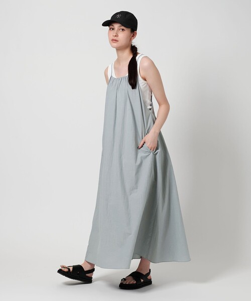 BEAUTY&YOUTH UNITED ARROWS(ビューティーアンドユースユナイテッドアローズ)の「ボリューム ロング キャミワンピース(ワンピース・レディース・ライトグレー/ブラック/ライトピンク/ライトブルー・M/S)」の3枚目の写真