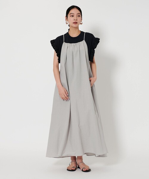 BEAUTY&YOUTH UNITED ARROWS(ビューティーアンドユースユナイテッドアローズ)の「ボリューム ロング キャミワンピース(ワンピース・レディース・ライトグレー/ブラック/ライトピンク/ライトブルー・M/S)」の12枚目の写真