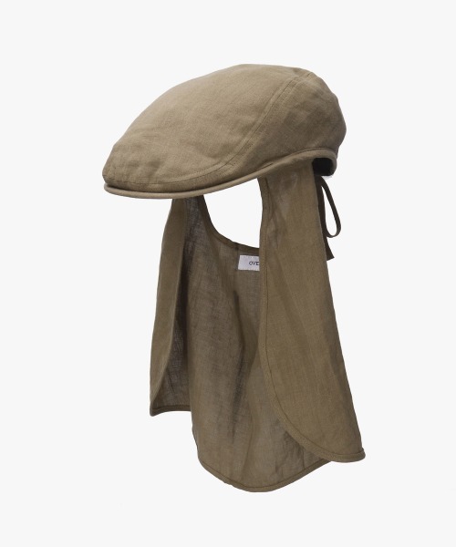 OVERRIDE（オーバーライド）の「OVERRIDE  LINEN SUNSHADE HUNTING / オーバーライド（ハンチング/ベレー帽・メンズ・ブラック/ブルー/ブラウン・59cm）」の3枚目の写真