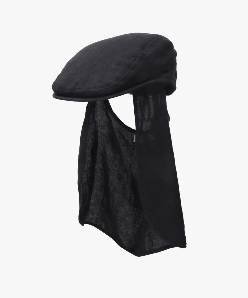 OVERRIDE（オーバーライド）の「OVERRIDE  LINEN SUNSHADE HUNTING / オーバーライド（ハンチング/ベレー帽・メンズ・ブラック/ブルー/ブラウン・59cm）」の9枚目の写真
