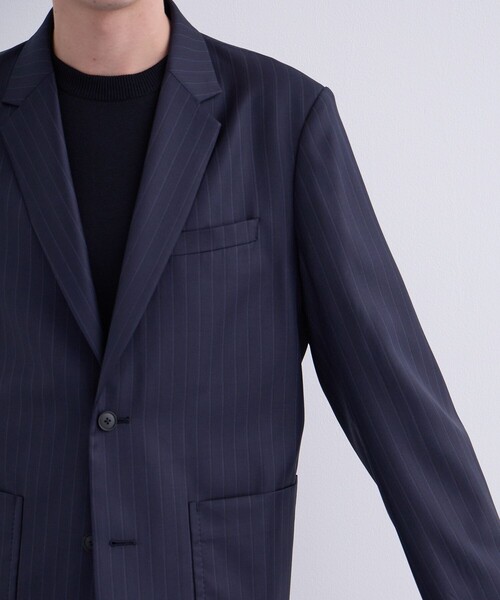 UNITED TOKYO(ユナイテッドトウキョウ)の「【セットアップ着用可能】LORO PIANA FABRIC ジャケット(テーラードジャケット・メンズ・ダークグレー/ネイビー・1/2)」の13枚目の写真