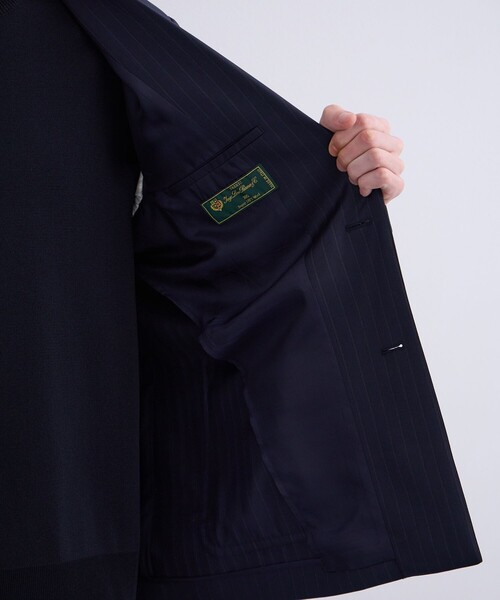 UNITED TOKYO(ユナイテッドトウキョウ)の「【セットアップ着用可能】LORO PIANA FABRIC ジャケット(テーラードジャケット・メンズ・ダークグレー/ネイビー・1/2)」の19枚目の写真