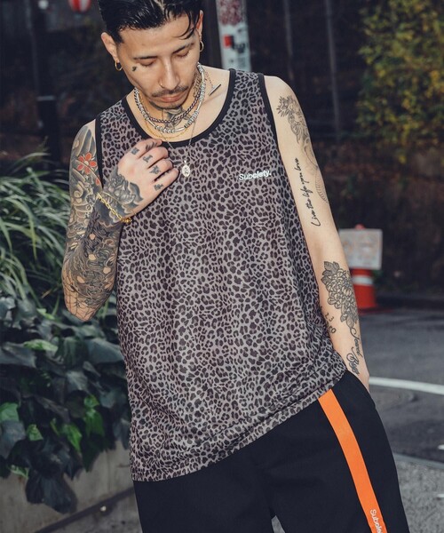 Subciety(サブサエティ)の「Patterned tank top(タンクトップ・メンズ・ブラック/マルチ/カモフラージュ/ベージュ・X-LARGE/LARGE/MEDIUM/SMALL)」の21枚目の写真