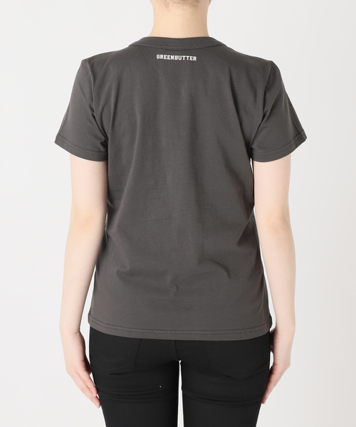 JOURNAL STANDARD(ジャーナルスタンダード)の「【GREEN BUTTER/グリーンバター】 NO.8 Essential Tee(Tシャツ/カットソー・レディース・ブルー/ブラック系その他・MEDIUM)」の16枚目の写真