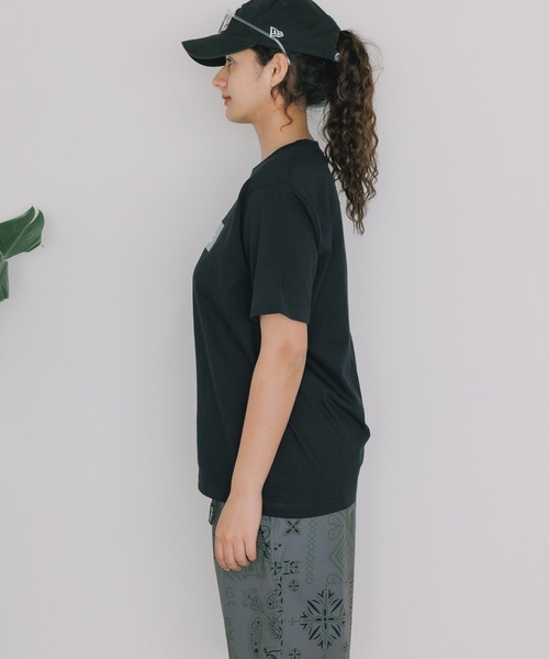 WILD THINGS（ワイルドシングス）の「WILD THINGS/ワイルドシングス BOX LOGO TEE クルーネック 半袖Tシャツ ボックスロゴ（Tシャツ/カットソー・メンズ・ホワイト/ブラック・M/L/XL）」の5枚目の写真