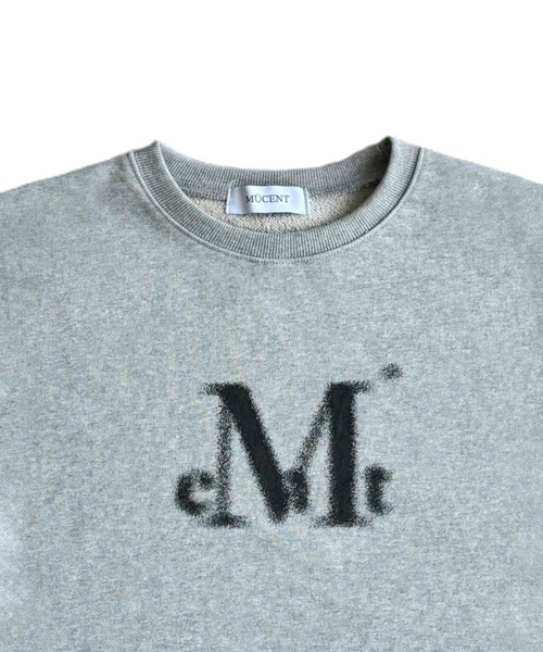 MUCENT(ムセント)の「【UNISEX】MUCENT/スプレーロゴプルオーバー(ウラケ)(スウェット・レディース・ブラック/ネイビー/ライトブルー/グレー・SMALL/LARGE)」の12枚目の写真
