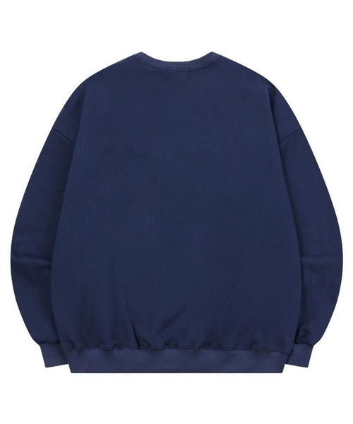 MUCENT(ムセント)の「【UNISEX】MUCENT/スプレーロゴプルオーバー(ウラケ)(スウェット・レディース・ブラック/ネイビー/ライトブルー/グレー・SMALL/LARGE)」の8枚目の写真