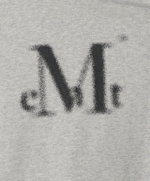 MUCENT(ムセント)の「【UNISEX】MUCENT/スプレーロゴプルオーバー(ウラケ)(スウェット・レディース・ブラック/ネイビー/ライトブルー/グレー・SMALL/LARGE)」の5枚目の写真