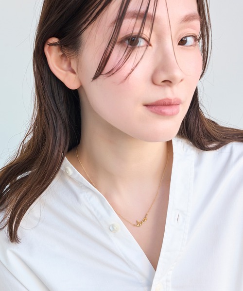 Phoebe(フィービィー)の「ラッキーレターチャームネックレス/全長:40cm+5cm(ネックレス・レディース・ゴールド系1/ゴールド系3/ゴールド系2・FREE)」の10枚目の写真