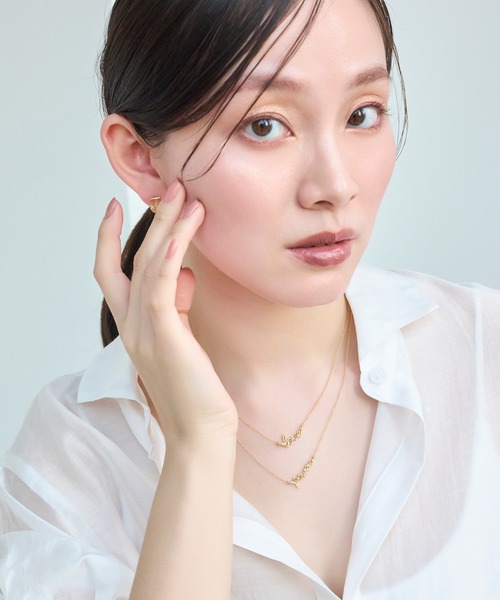 Phoebe(フィービィー)の「ラッキーレターチャームネックレス/全長:40cm+5cm(ネックレス・レディース・ゴールド系1/ゴールド系3/ゴールド系2・FREE)」の13枚目の写真