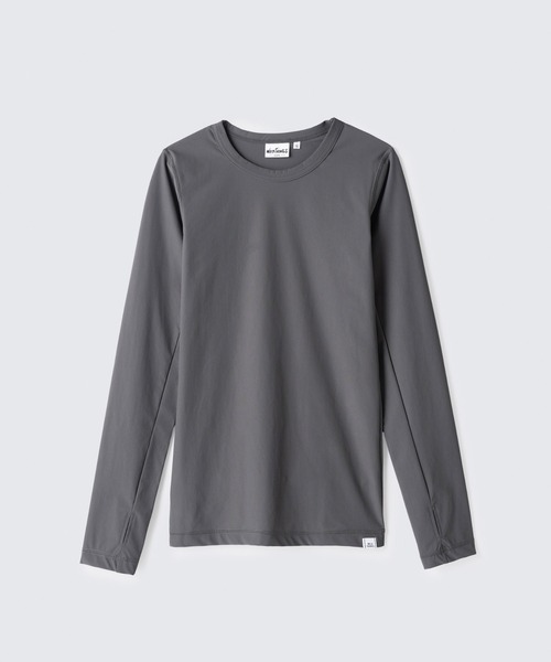 WILD THINGS（ワイルドシングス）の「アトラスクールTシャツ│ATLAS COOL TEE（Tシャツ/カットソー・レディース・ホワイト/チャコール/ベージュ系その他2/ブラック・M/S）」の3枚目の写真