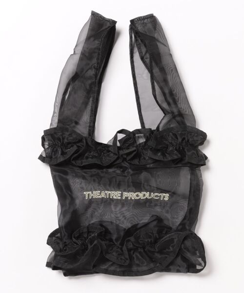 THEATRE PRODUCTS（シアタープロダクツ）の「オーガンジーフリルトートバッグ（トートバッグ・レディース・ブラック/アイボリー・FREE）」の16枚目の写真