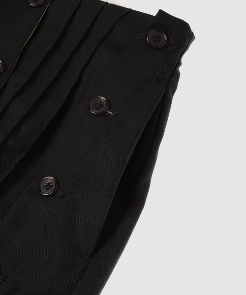 YOHEI OHNO（ヨウヘイオオノ）の「”Car” Trousers（スラックス・レディース・ブラック/ベージュ・36）」の4枚目の写真