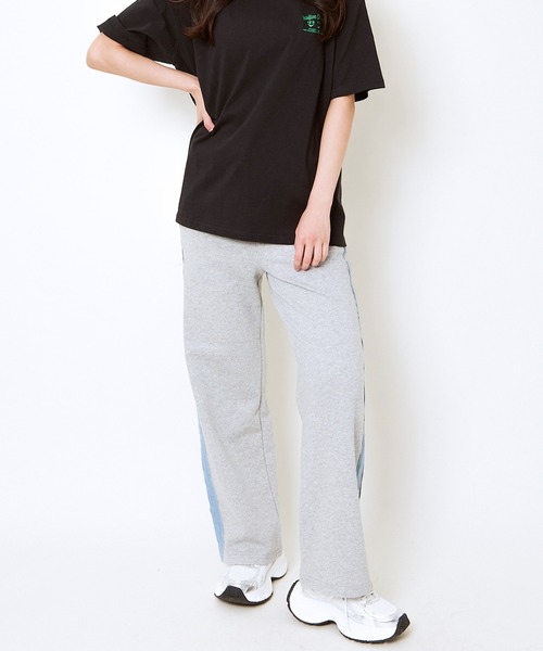 GORGE(ゴージ)の「デニムラインスウェットパンツ(スウェットパンツ・レディース・オートミール/杢グレー/ブラウン・F)」の5枚目の写真
