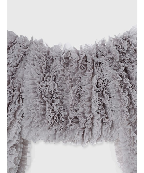 EIMY ISTOIRE（エイミーイストワール）の「ボリュームチュールオフショルトップス（その他トップス・レディース・ホワイト/ピンク/グレー系その他2・F）」の19枚目の写真