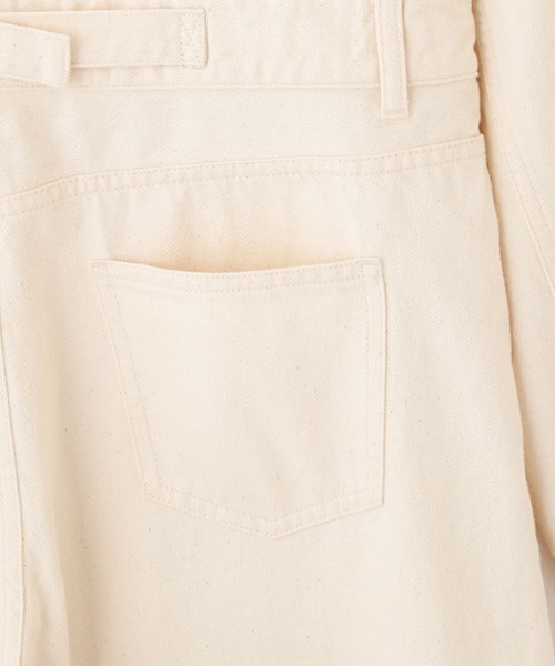 ETRE TOKYO（エトレトウキョウ）の「カットオフネックデニムオールインワン（つなぎ/オールインワン・レディース・ブルー/オフホワイト・S/M）」の5枚目の写真