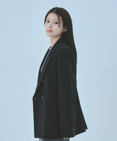 セール】【残りわずか！】レイヤードカラーテーラードジャケット