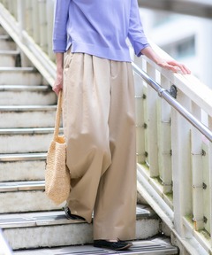 UNISEX》VENTILE Gabardine Tow-Tuck Wide Pants/ベンタイルギャバ2