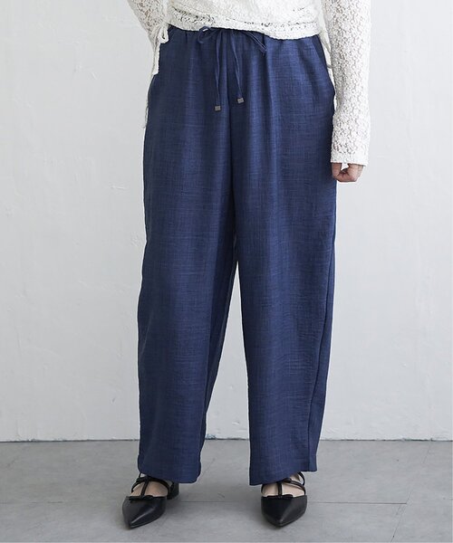 VENCEEXCHANGE（ヴァンスエクスチェンジ）の「リネンライクツイルバレルパンツ（その他パンツ・レディース・ネイビー/ピンク系/ブラック/アイボリー/グレー/ブルー/カーキ・M/L）」の5枚目の写真