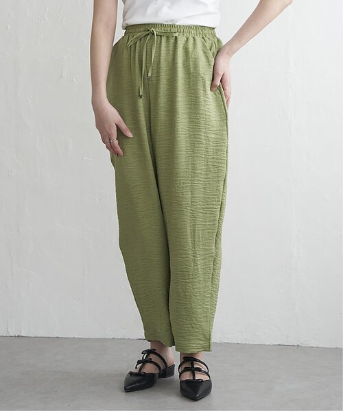 VENCEEXCHANGE（ヴァンスエクスチェンジ）の「リネンライクツイルバレルパンツ（その他パンツ・レディース・ネイビー/ピンク系/ブラック/アイボリー/グレー/ブルー/カーキ・M/L）」の4枚目の写真