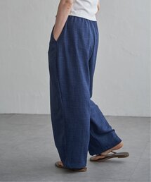 リネンライクツイルバレルパンツ