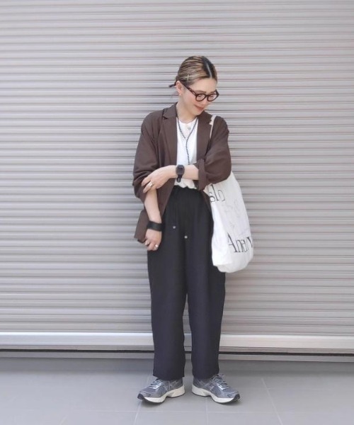 VENCEEXCHANGE（ヴァンスエクスチェンジ）の「リネンライクツイルバレルパンツ（その他パンツ・レディース・ネイビー/ピンク系/ブラック/アイボリー/グレー/ブルー/カーキ・M/L）」の11枚目の写真