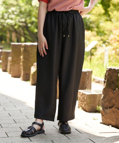 VENCEEXCHANGE（ヴァンスエクスチェンジ）の「リネンライクツイルバレルパンツ（その他パンツ・レディース・ネイビー/ピンク系/ブラック/アイボリー/グレー/ブルー/カーキ・M/L）」の22枚目の写真