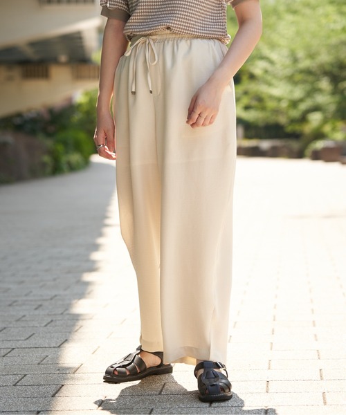 VENCEEXCHANGE（ヴァンスエクスチェンジ）の「リネンライクツイルバレルパンツ（その他パンツ・レディース・ネイビー/ピンク系/ブラック/アイボリー/グレー/ブルー/カーキ・M/L）」の15枚目の写真