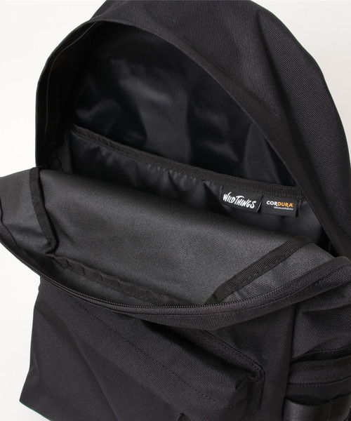 WILD THINGS(ワイルドシングス)の「【RS】【WILD THINGS】 CORDURA DAYPACK(バックパック/リュック・レディース・ブラック・FREE)」の8枚目の写真