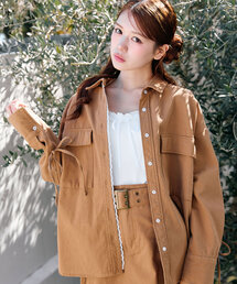 オリーブカラー」に該当するシャツ/ブラウス（イエロー/黄色系  