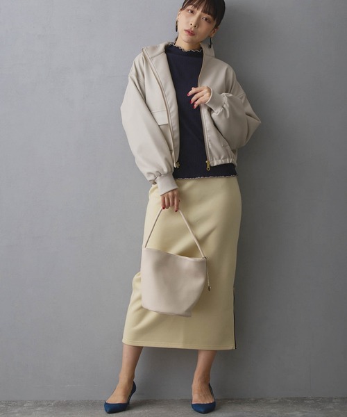 NICOLE white(ニコルホワイト)の「ワンハンドルバッグ(ハンドバッグ・レディース・ブラック/ブラウン/オフホワイト・FREE)」の18枚目の写真