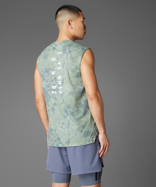 adidas（アディダス）の「パワー グラフィック タンクトップ / アディダス adidas（タンクトップ・メンズ・グレー・LARGE/MEDIUM/XX-LARGE/SMALL/X-LARGE/X-SMALL）」の2枚目の写真